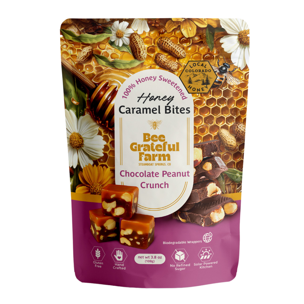 Chocolate Peanut Crunch Honey Caramel Bites (10pc)