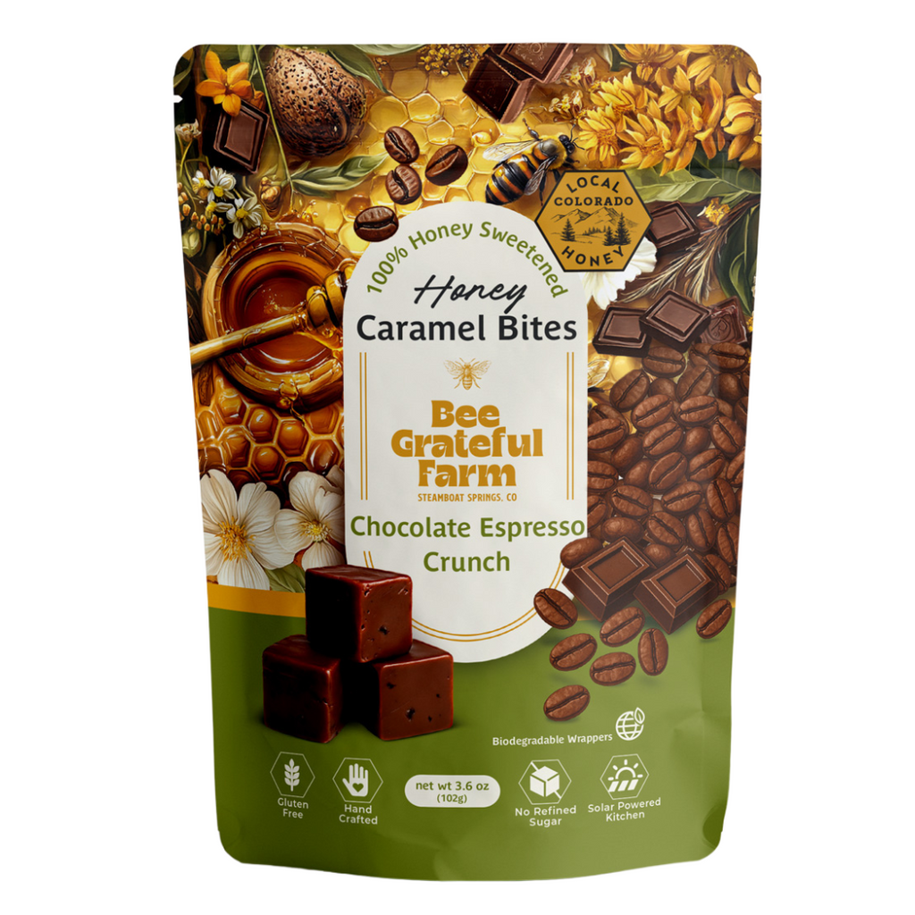 Chocolate Espresso Crunch Honey Caramel Bites (10pc)